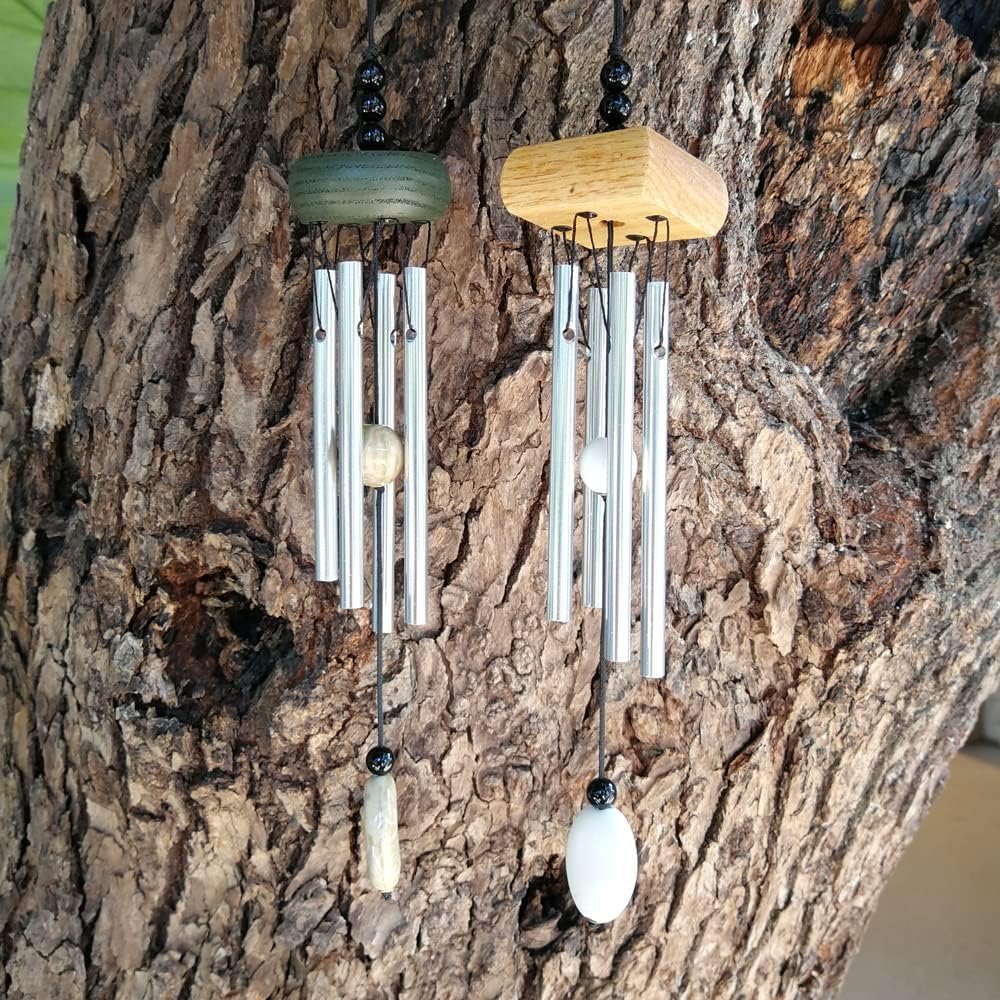 Retro Whale Mini Metal Wind Chimes with Ceramic Drops additional product photo