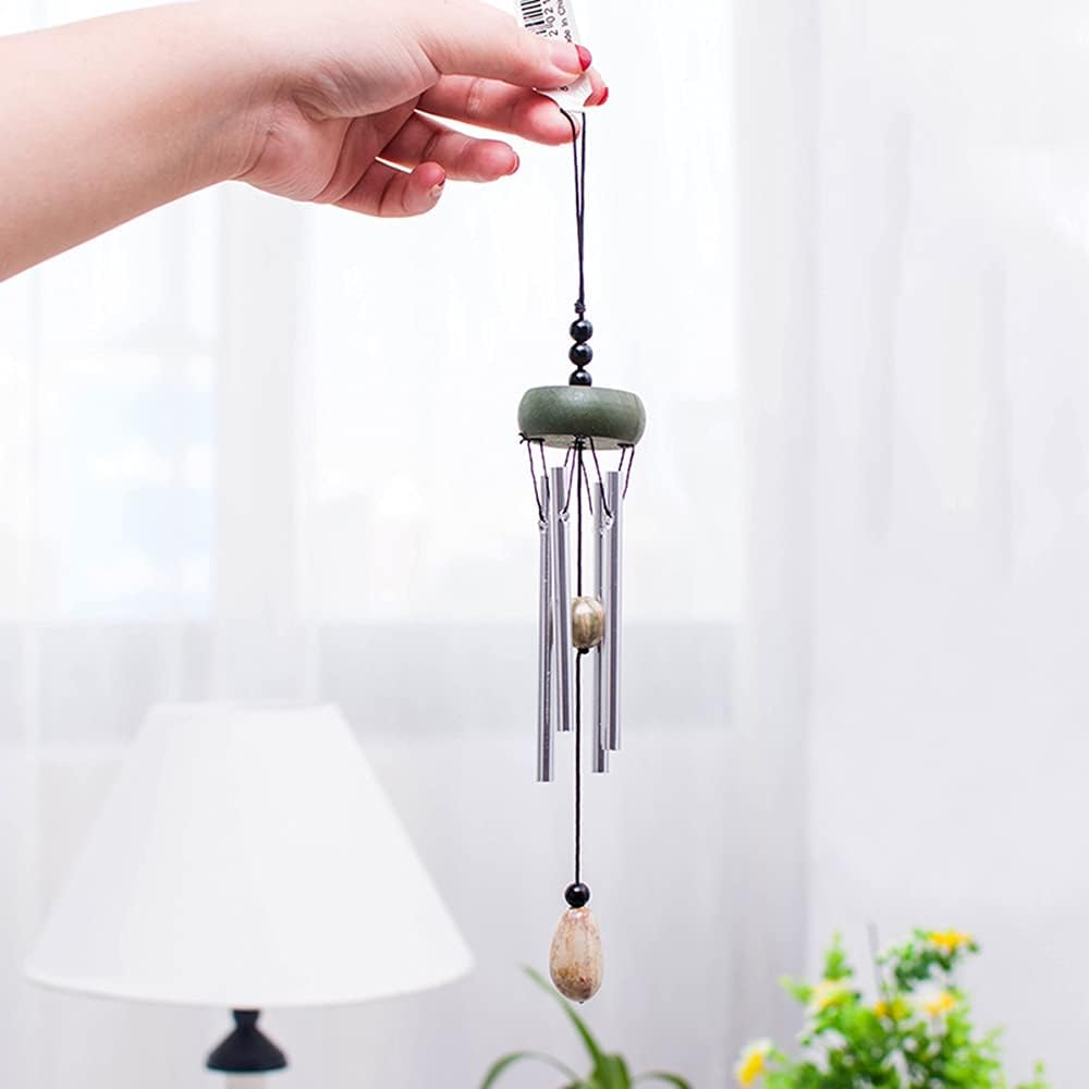 Retro Whale Mini Metal Wind Chimes with Ceramic Drops additional product photo