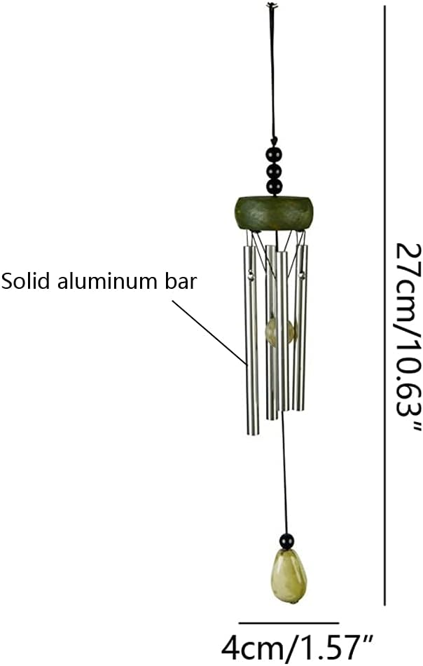 Retro Whale Mini Metal Wind Chimes with Ceramic Drops additional product photo