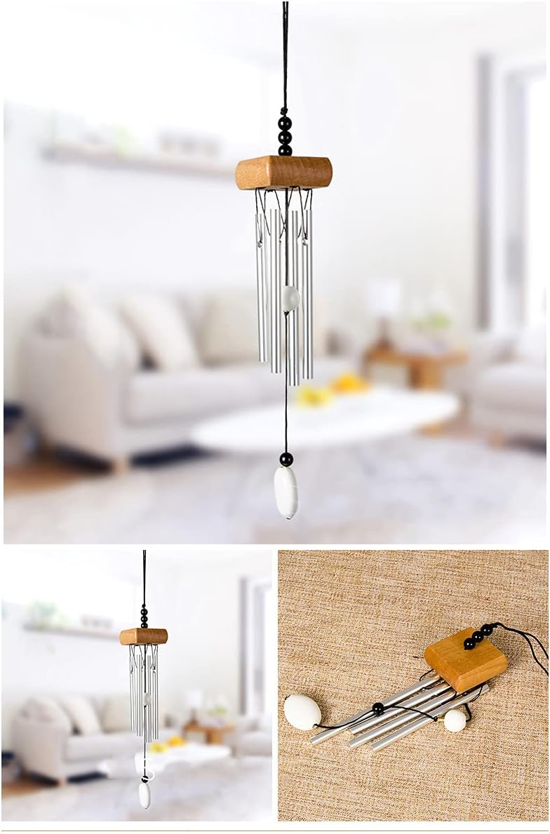 Retro Whale Mini Metal Wind Chimes with Ceramic Drops additional product photo