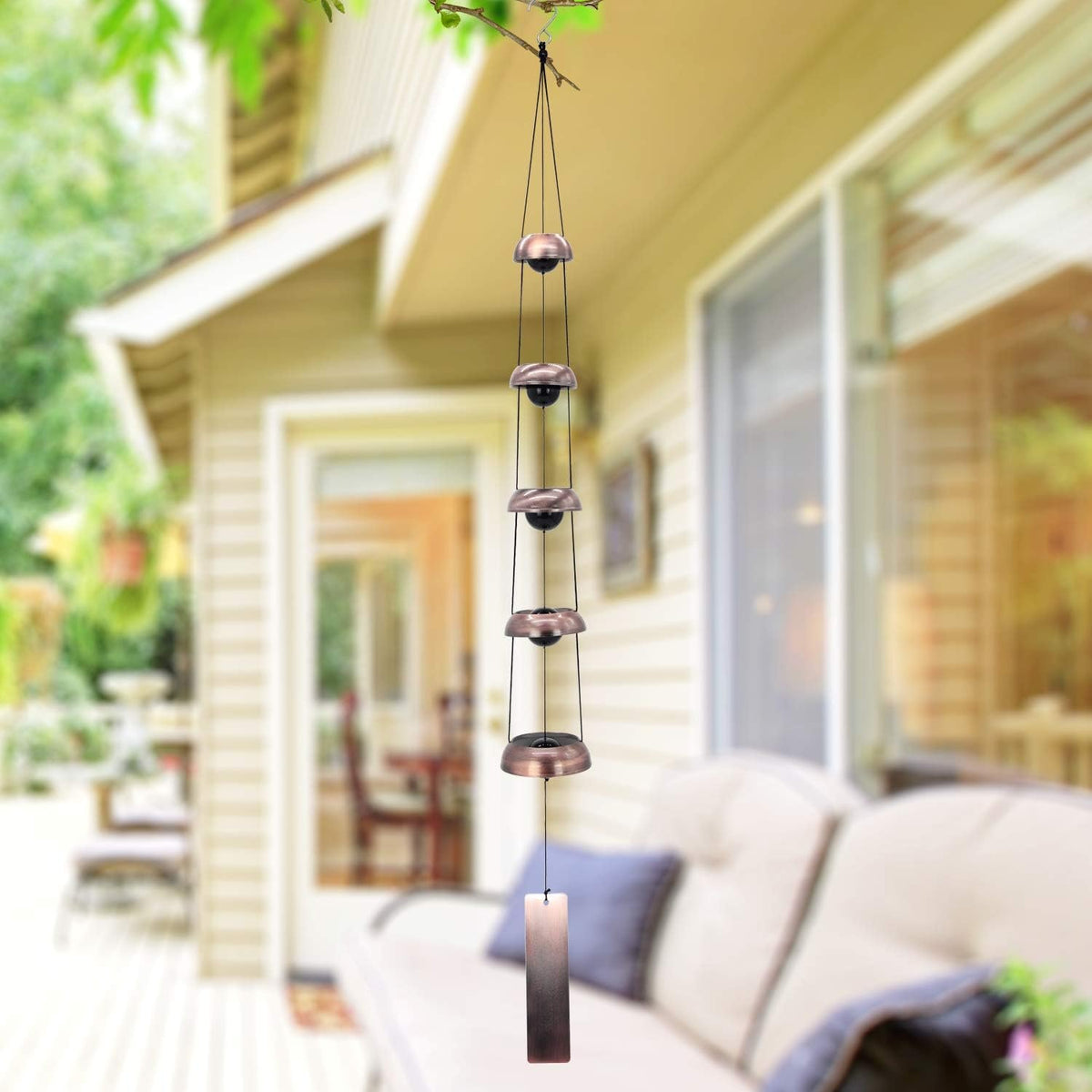 Retro Whale Copper Bell Wind Chime additional product photo